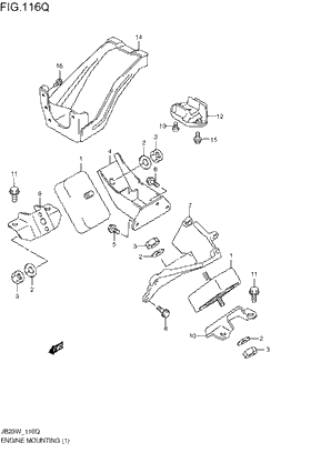 1998 - 1999 Suzuki JIMNY JB23W OEM Parts | Japan sales region, , 68284