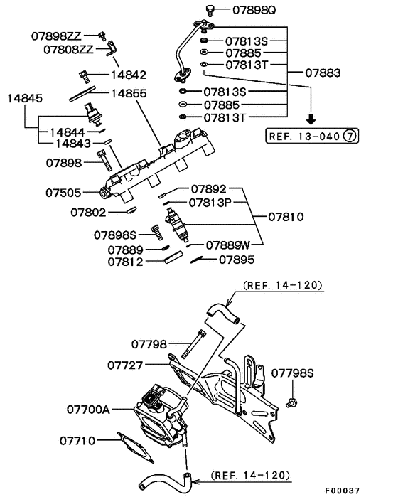 Injector & throttle body