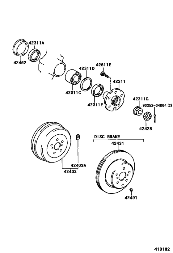 Rear Axle Shaft & Hub