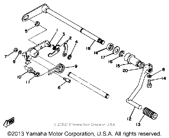 Shift shaft