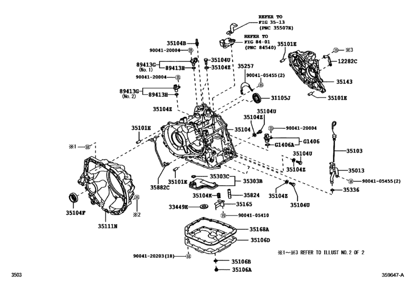 Transmission Case & Oil Pan (Atm)