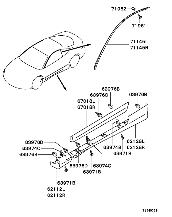 Side garnish & moulding