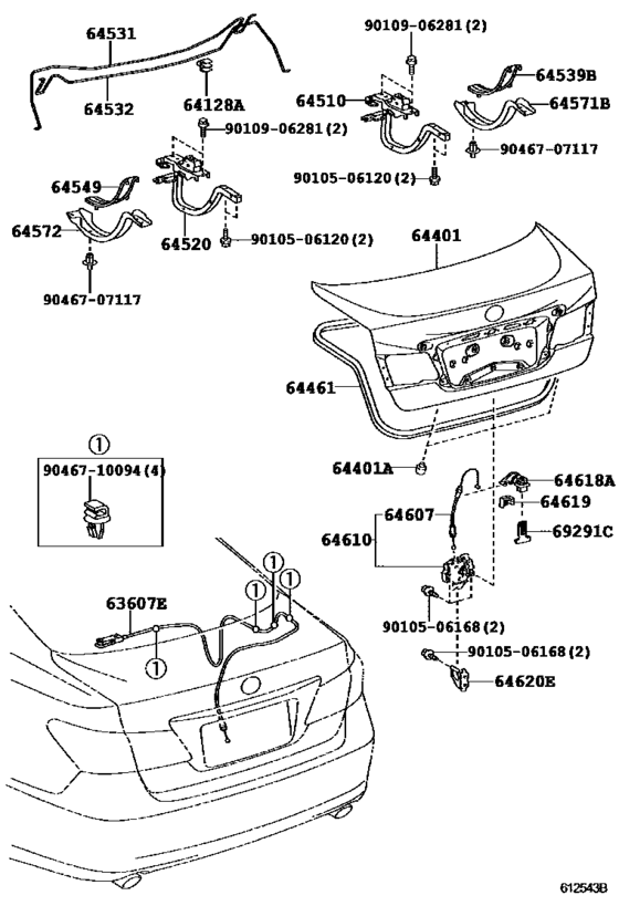 Luggage Compartment Door & Lock