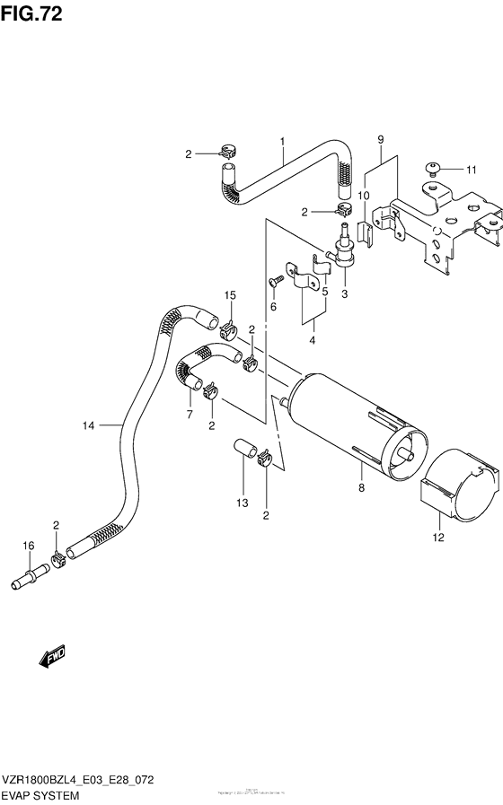 Система вентиляции бензобака (Vzr1800Bzl4 E33)