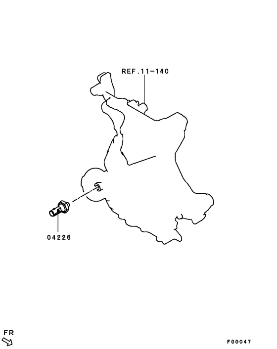 Oil press switch or gauge unit