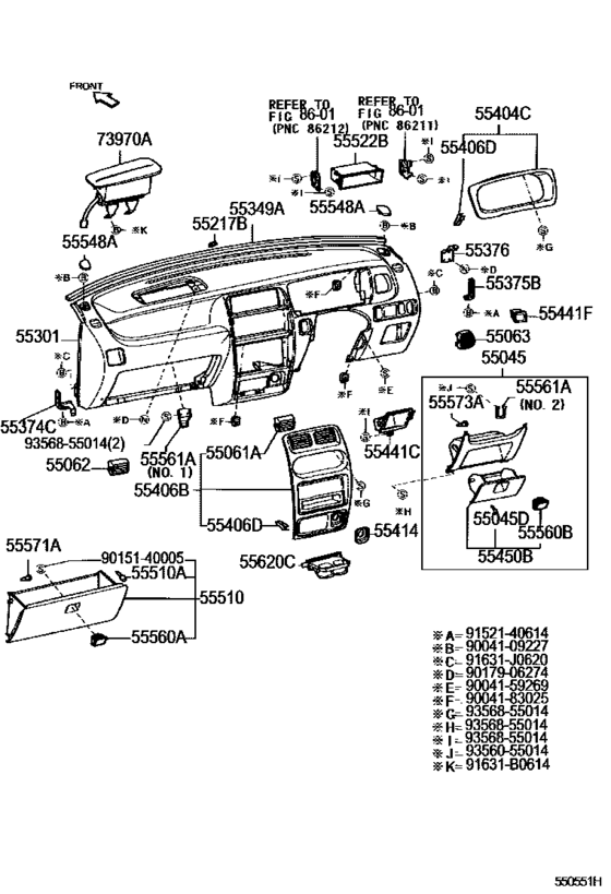 Instrument Panel & Glove Compartment