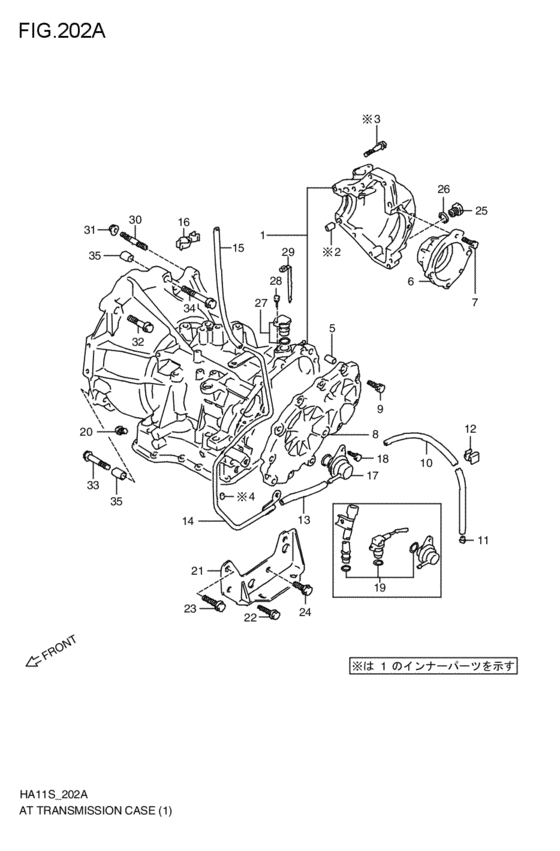at - transmission case