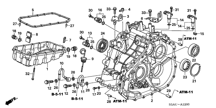 Transmission case/ oil pan