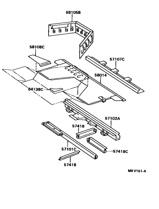 Front Floor Panel & Front Floor Member