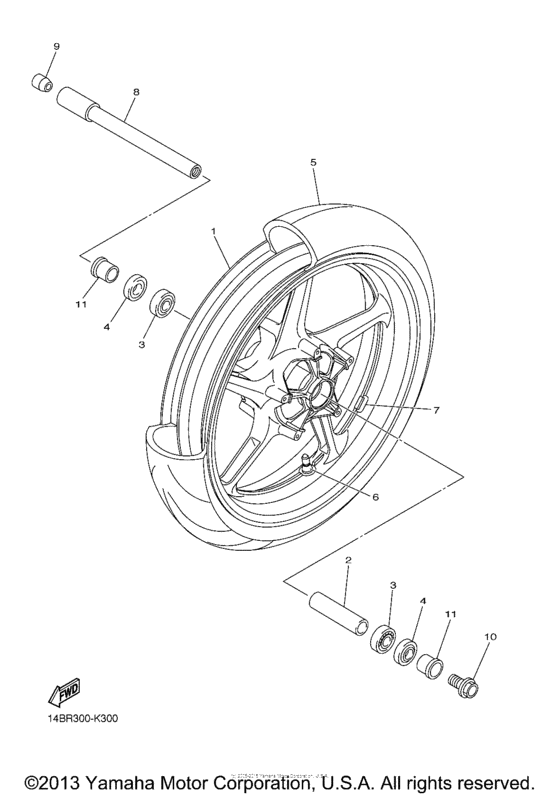 Front wheel