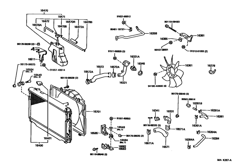 Radiator & Water Outlet