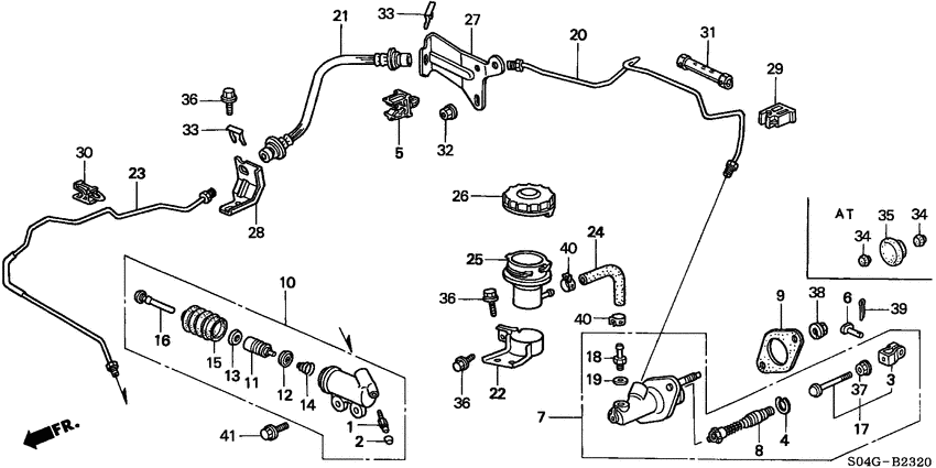 Clutch master cylinder
