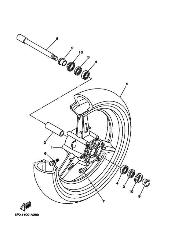 Front wheel