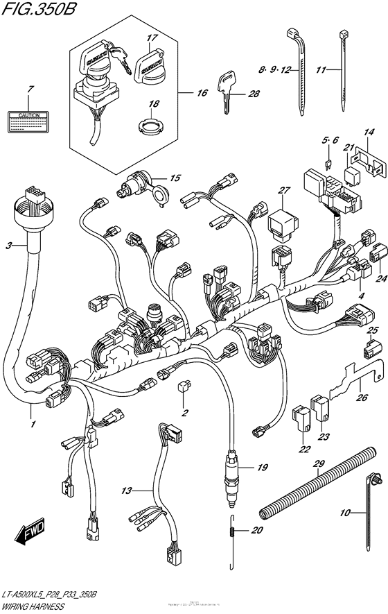 Wiring Harness (Lt-A500Xl5 P33)