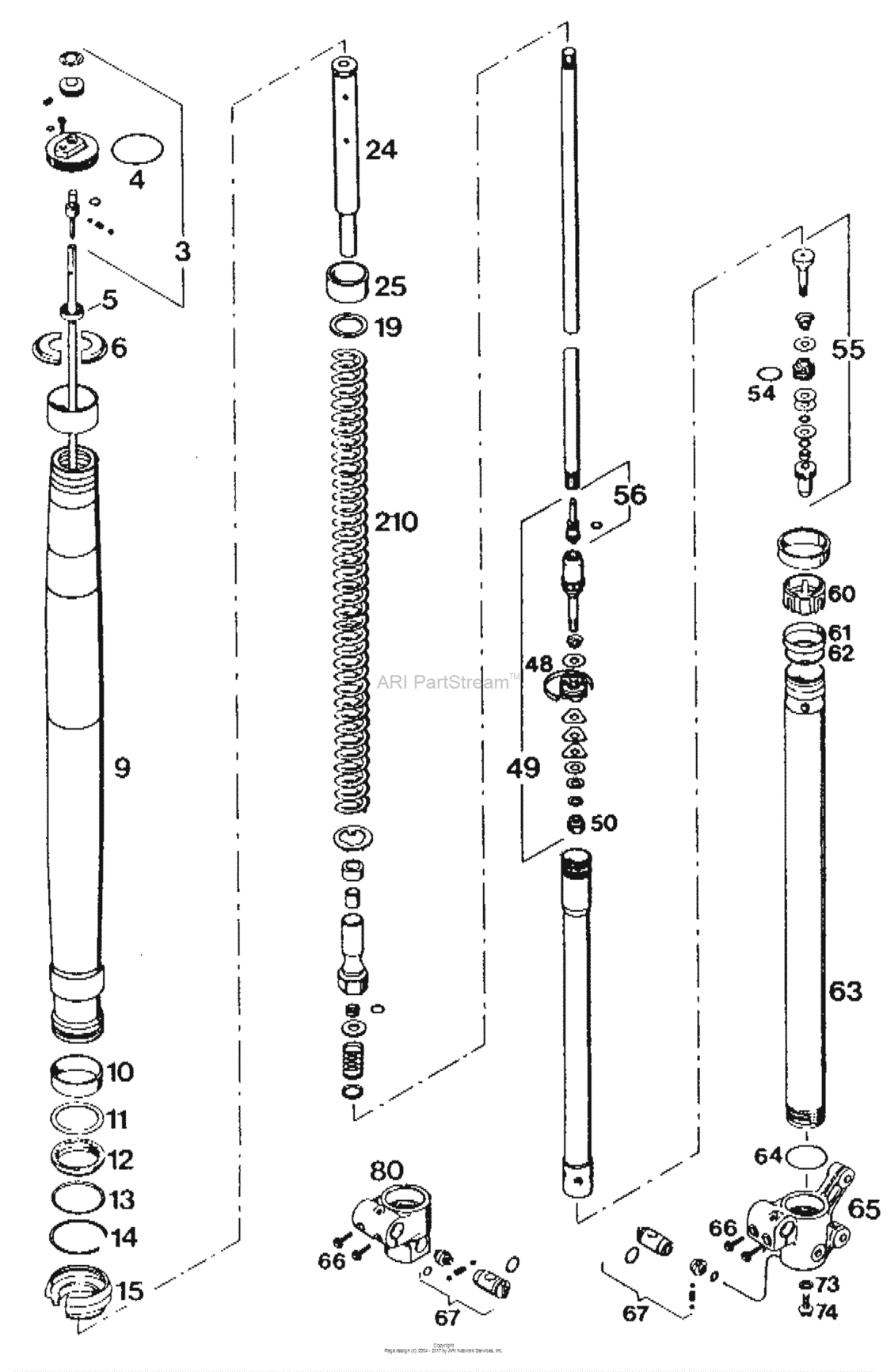 Front Fork Legs