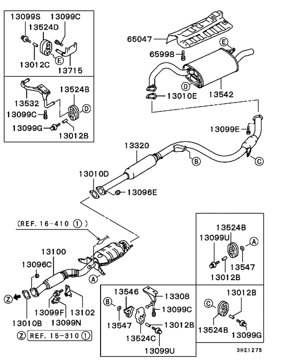 Exhaust pipe & muffler