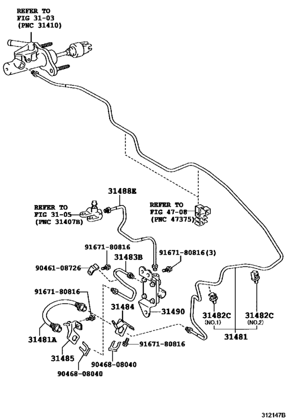Clutch Pedal & Flexible Hose