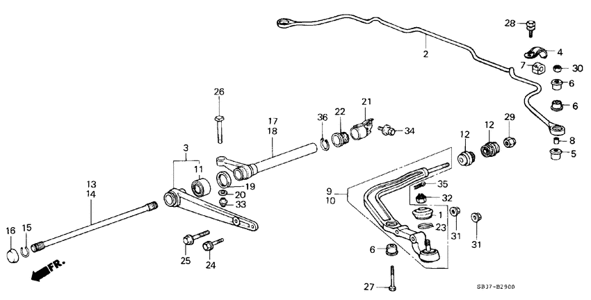 Front stabilizer/ front lower arm