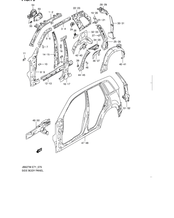 Side body panel