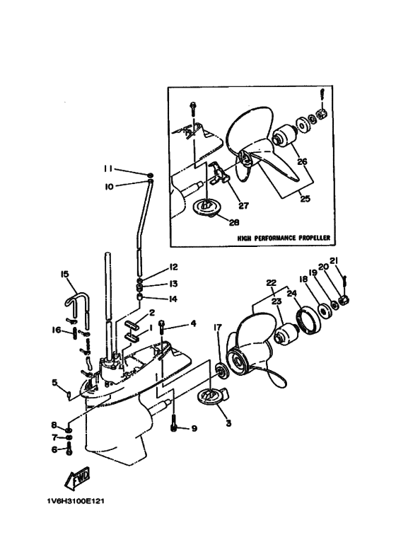 Lower casing & drive 2