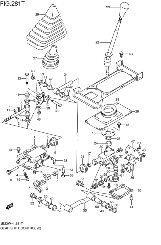 gearlever control
