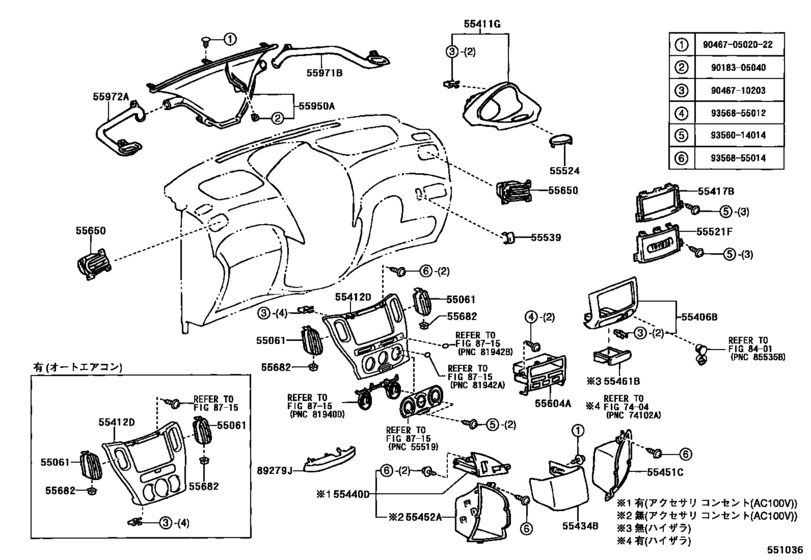 Instrument Panel & Glove Compartment