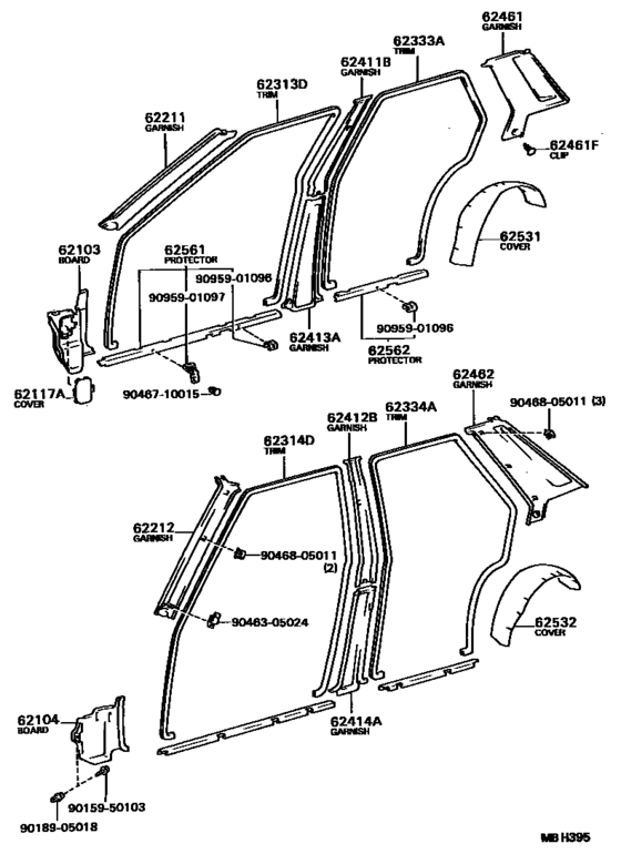 Inside Trim Board & Door Opening Trim Moulding