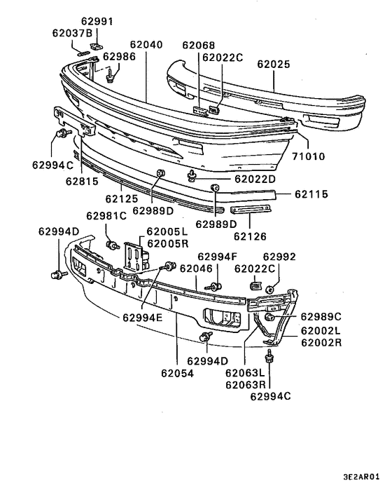 Front bumper & support