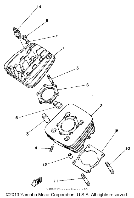 Cylinder head & cylinder