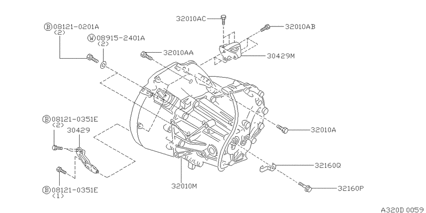 Manual transmission, transaxle & fitting