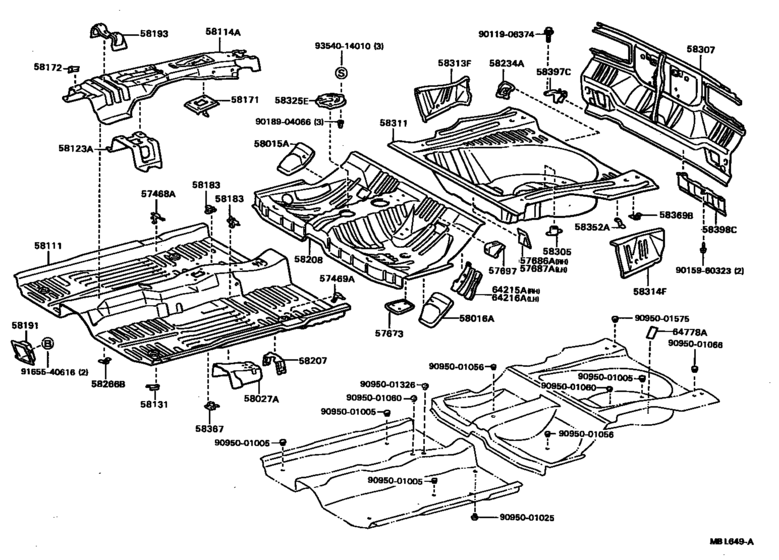 Floor Pan & Lower Back Panel