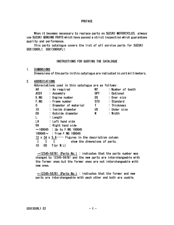 Catalog preface