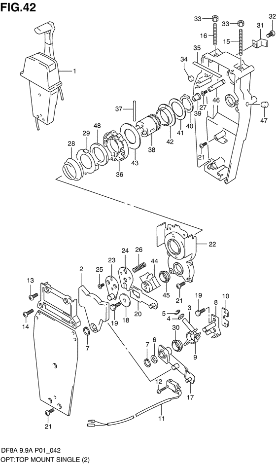 Top mount single