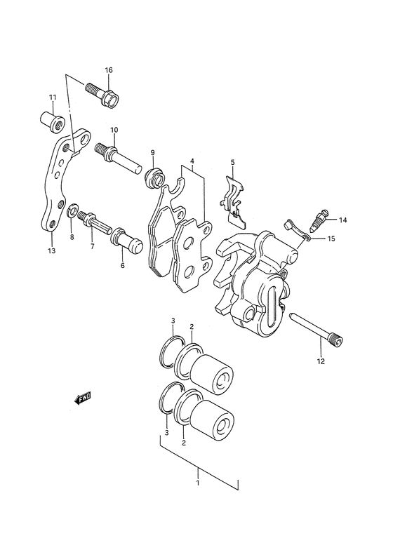 Front caliper