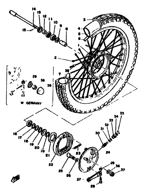 Front wheel
