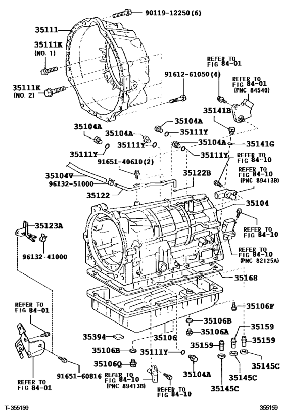 Transmission Case & Oil Pan (Atm)