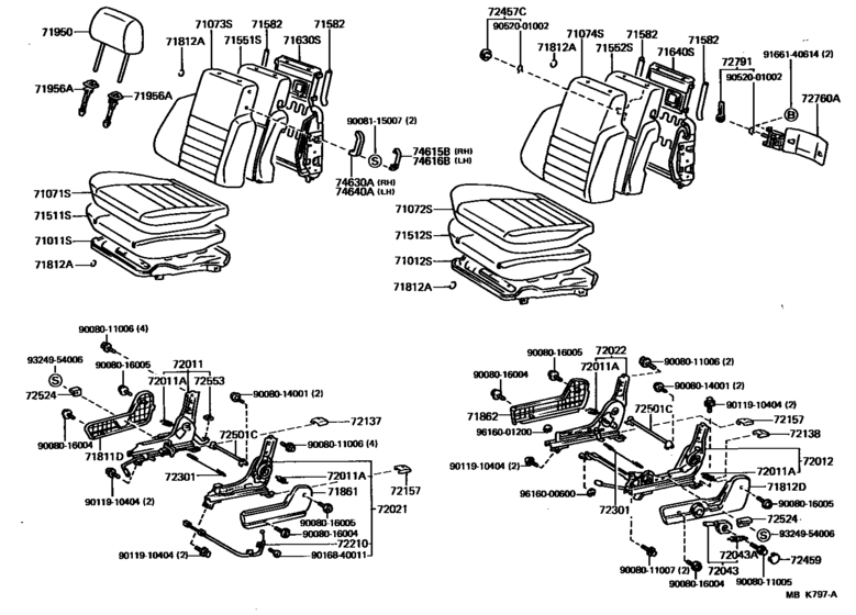 Front Seat & Seat Track