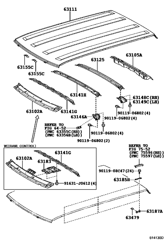 Roof Panel & Back Panel