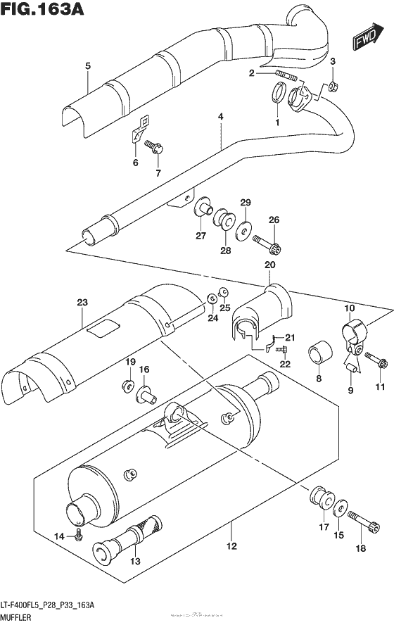 Muffler (Lt-F400Fl5 P28)