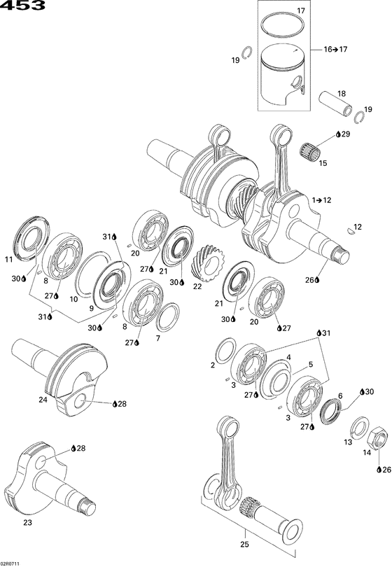 01- crankshaft and pistons