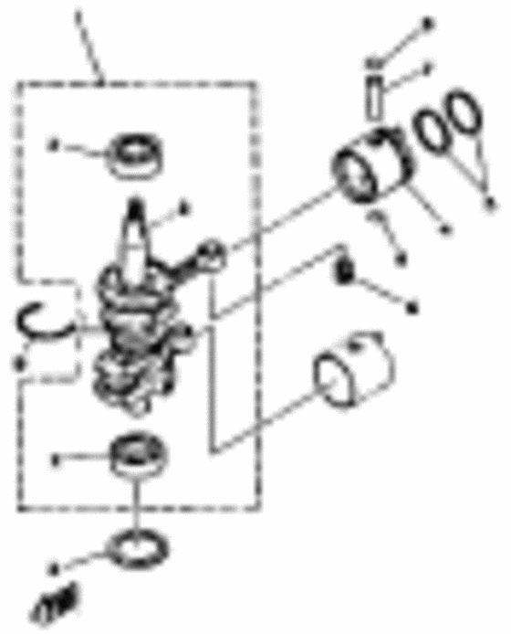 Crank piston
