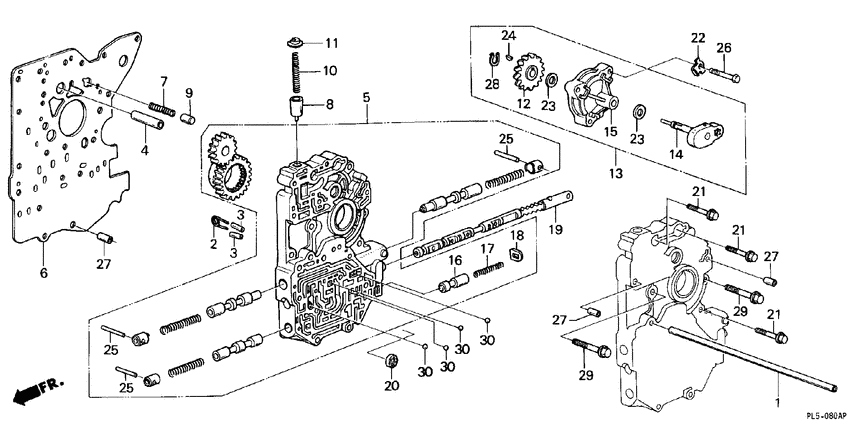 Main valve body