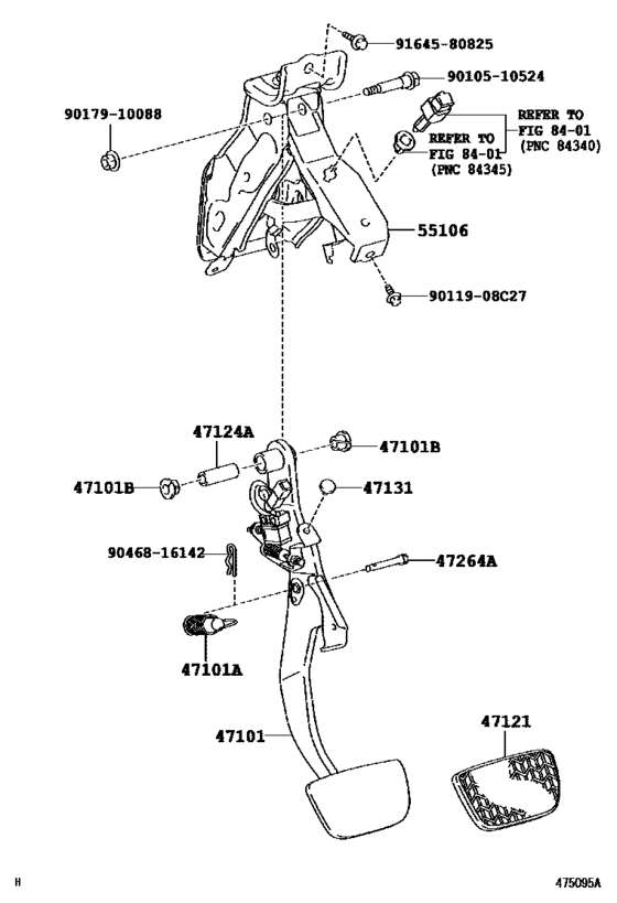 Brake Pedal & Bracket