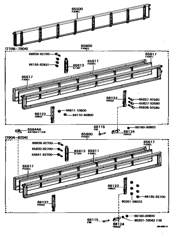 Rear Body Side Panel
