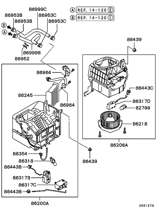 Heater unit & piping