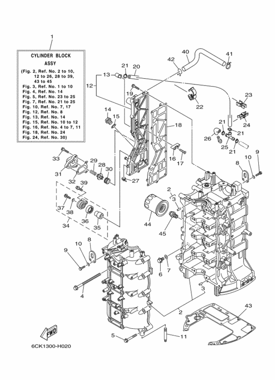 Cylinder & crankcase 1