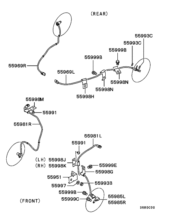 Anti-skid brake sensor