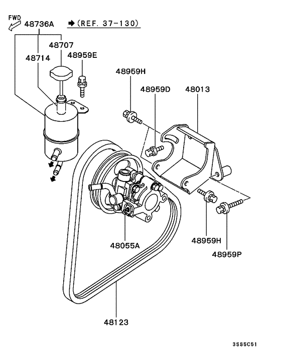 Power steering oil pump