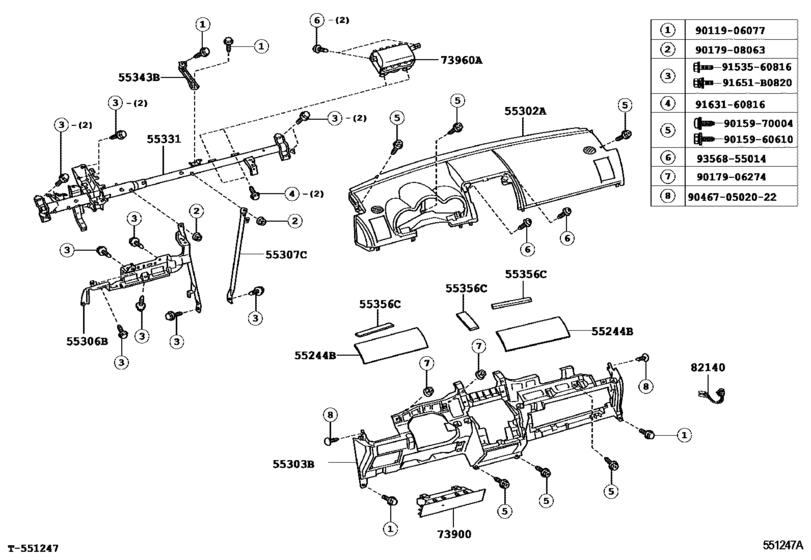 Instrument Panel & Glove Compartment