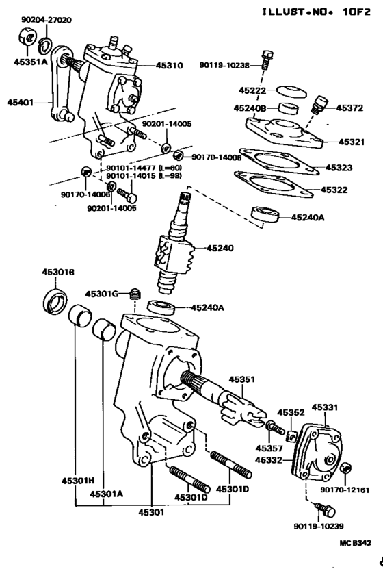Front Steering Gear & Link